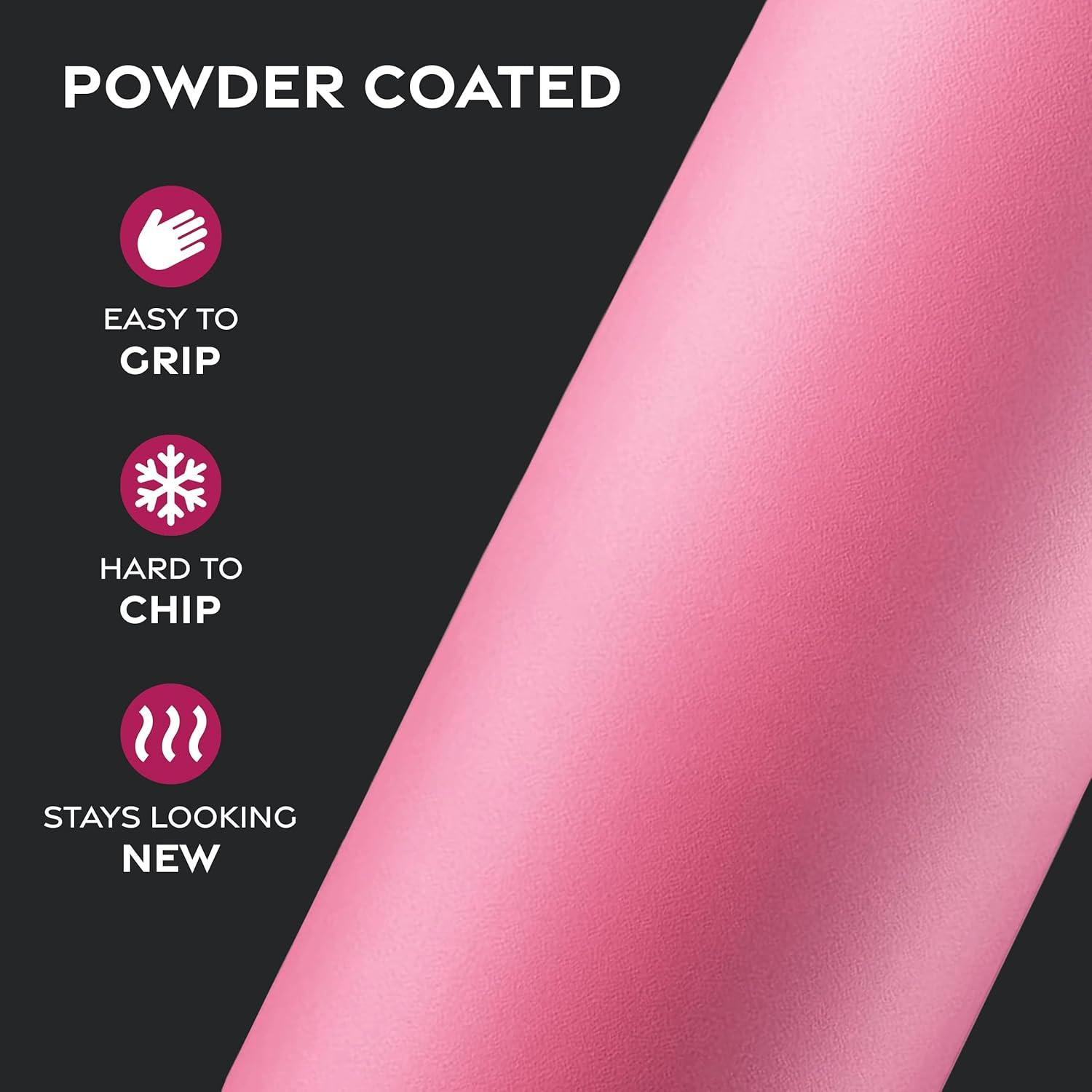 imageFineDine 25 Oz Insulated Water Bottle with Straw Triple Walled Stainless Steel Metal Bottle W 3 Leak Proof Lids For Travel School Sports GymMen Women ampamp Kids Inky Raven BlackStriking French Rose