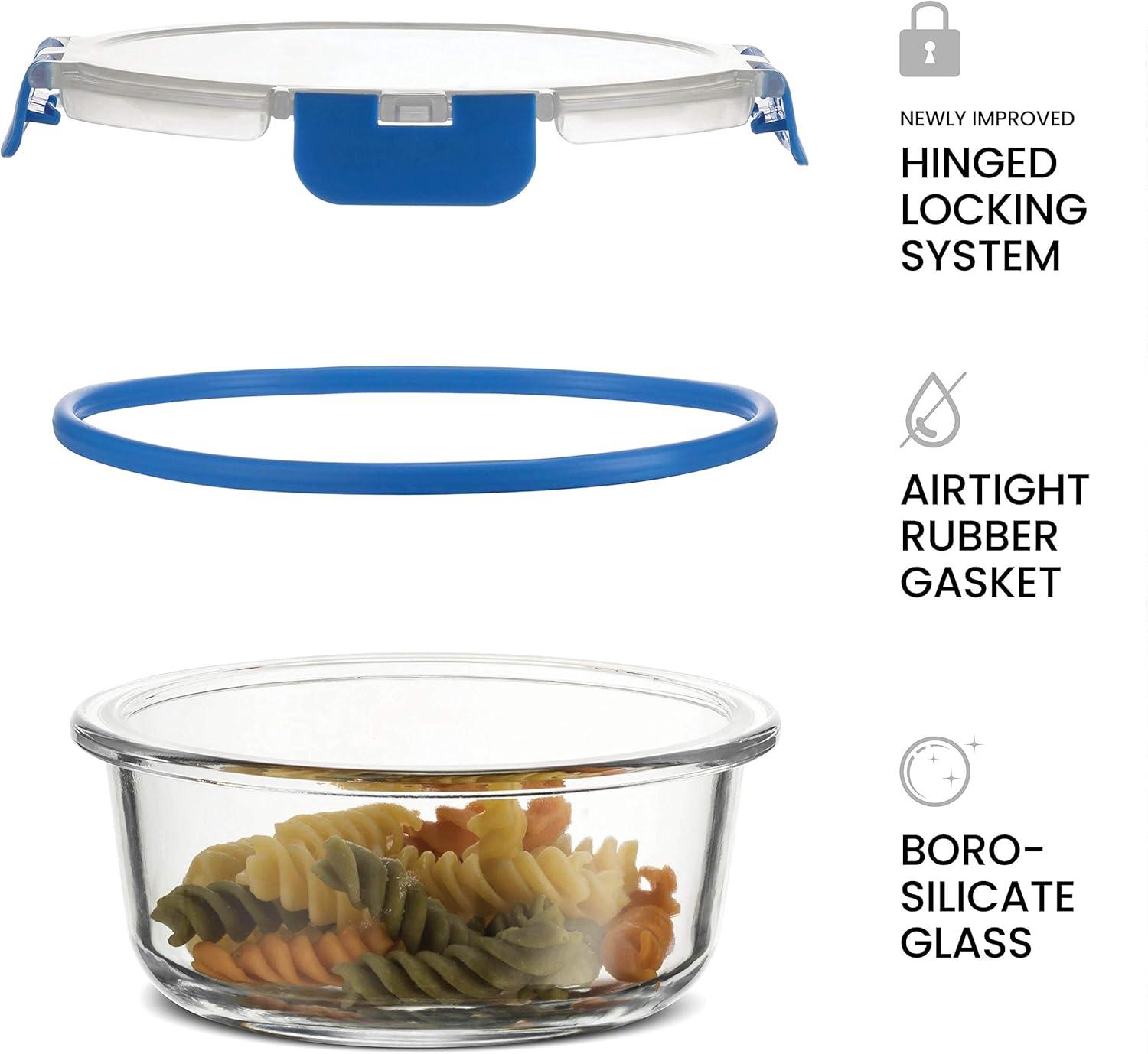 FineDine 24 Piece Glass Storage Containers - Thumbnail 3