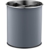 Rotating Utensil Crock with Weighted Base for Stability, Stainless Steel Utensil Caddy with Removable Divider, Modern Lava Gray(Modern Lava Gray)